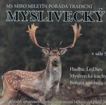 Myslivecký ples - 17.1.2026