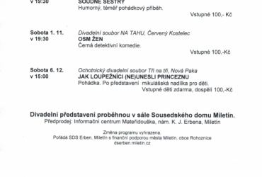 DIVADELNÍ ERBENŮV MILETÍN