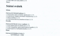 Informace o změně poplatku za odpady od 1.1.2022 RESTAURACE - týdenní menu
