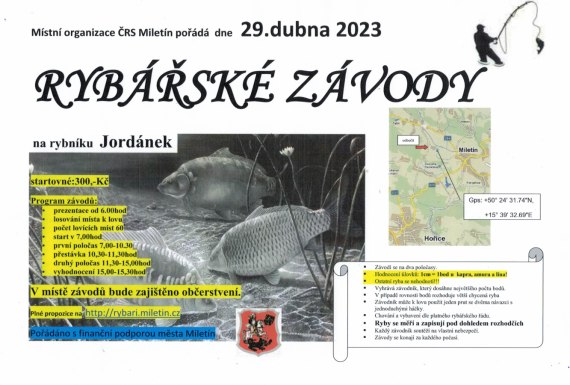 Rybářské závody 29.4.2023