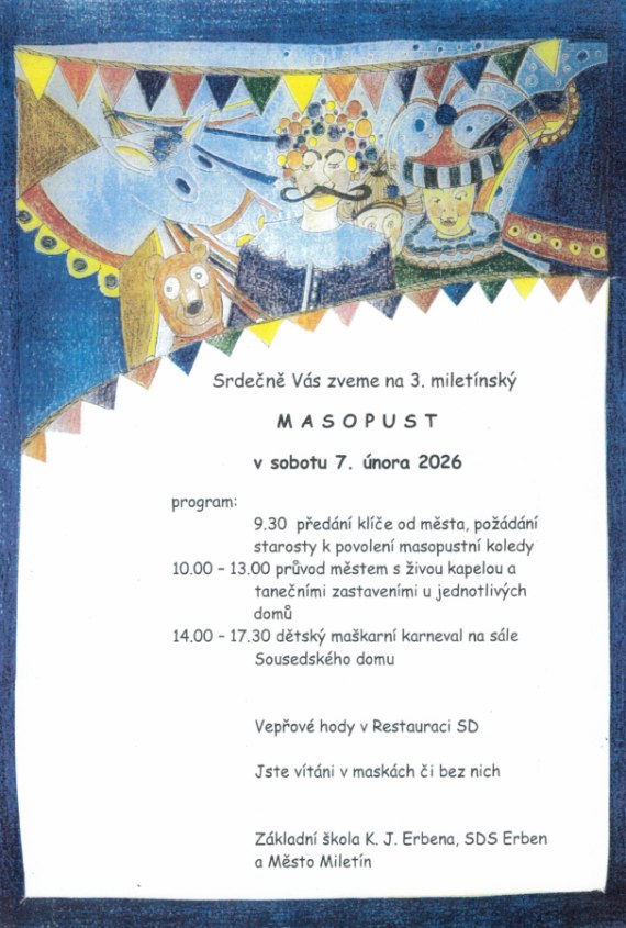 Masopust v Miletíně 7.2.2025