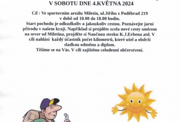 Hvězdicový pochod 900 km pro Miletín