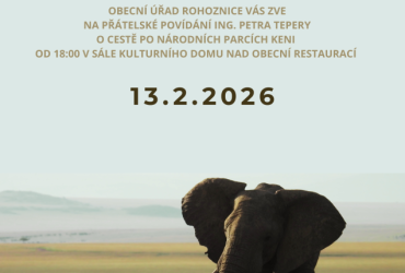 Jambo Kenya aneb s holkama v Africe- 13.2.2026 od 18:00 hodin