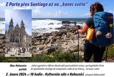 Přednáška manželů Baudyšových - Z Porta přes Santiago až na konec světa