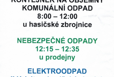 SVOZ ODPADŮ 14.ČERVNA 2025