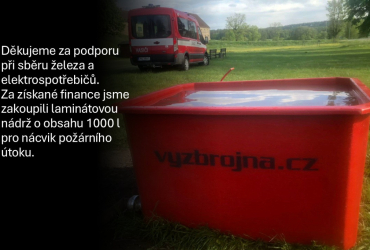 PODĚKOVÁNÍ SDH ROHOZNICE