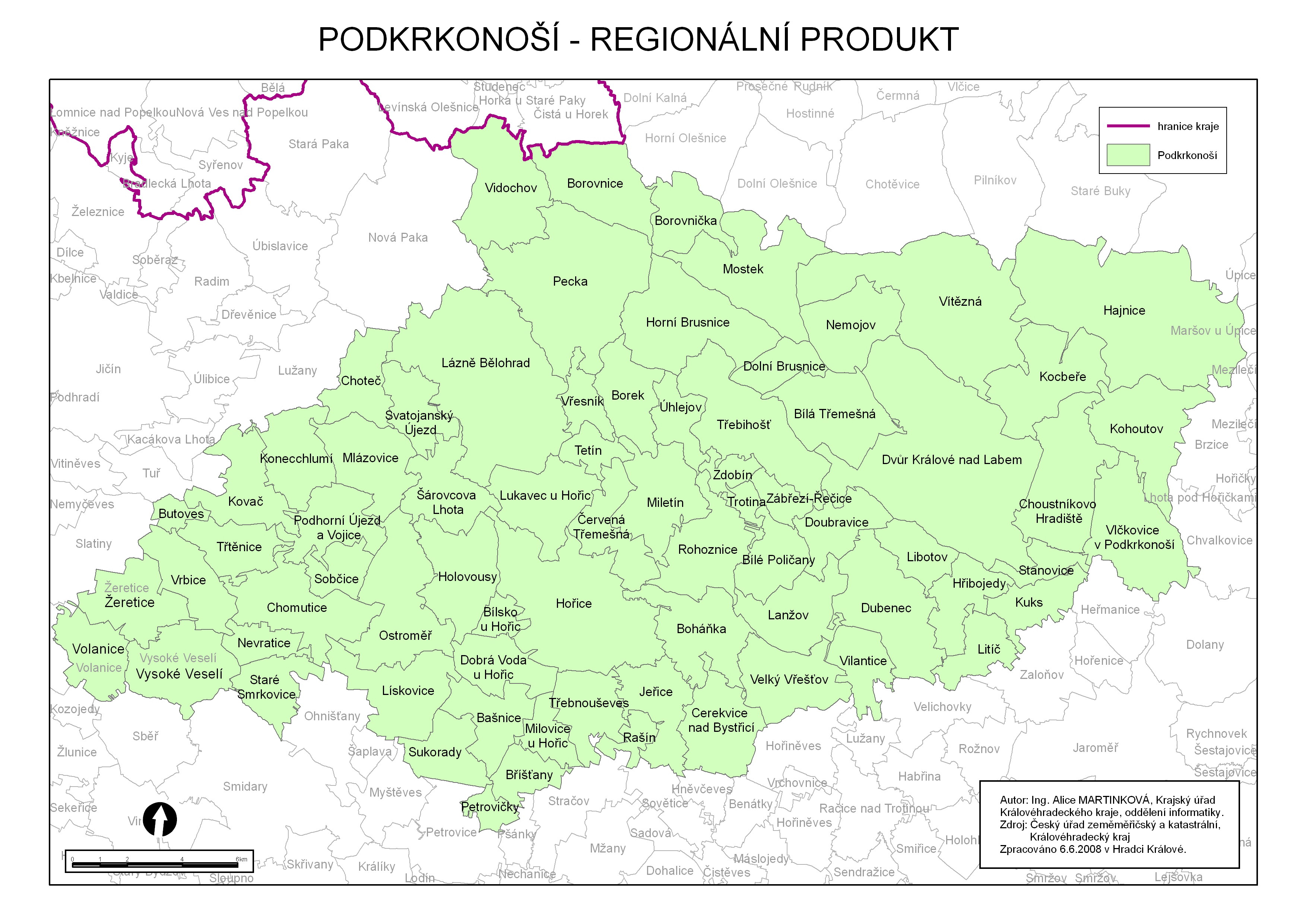 mapa - Pokrkonoší - reg. prod.